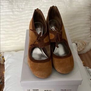 Style & Co. Brown Heels Classic Suede Pumps